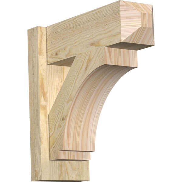 Ekena Millwork Imperial Rough Sawn Craftsman Outlooker, Douglas Fir, 6"W x 16"D x 16"H OUT06X16X16IMP04RDF - main